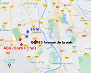 Plan de localisation de l'école